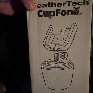 WeatherTech phone holder in cup holder